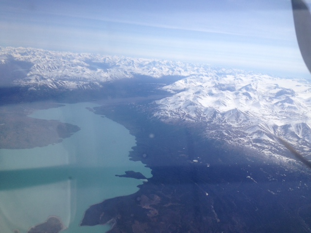 Bird's Eye View of Upper End of Skilak Lake