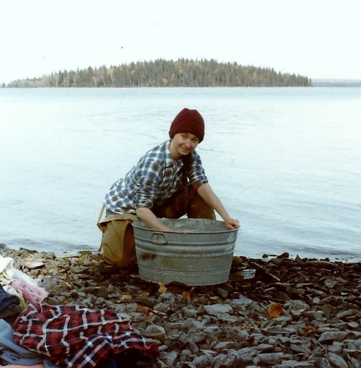 This is the way we wash our clothes, wash our clothes, wash our clothes, this is the way we wash our clothes, so early in the morning. Oh, the washtub had a dual purpose (at least). I not only used it for laundry, but for my bathtub as well!